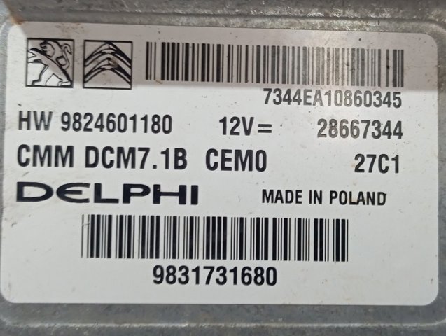  Peugeot/Citroen 9824601180 preço, a partir de 685,62 USD