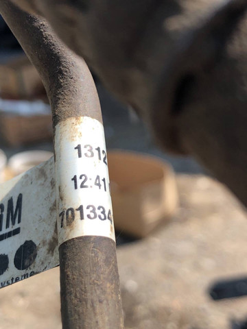 Mangueira da Direção hidrâulica assistida de pressão alta desde a bomba até a régua (do mecanismo) General Motors 13122700 preço, a partir de 80,04 USD