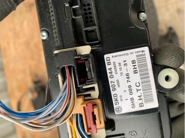 Unidade de controlo dos modos de aquecimento/condicionamento VAG 5K0907044BD preço, a partir de 129,40 USD