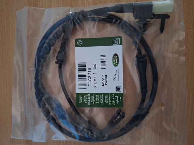 Sensor traseiro de desgaste das sapatas do freio Jaguar T4A3216