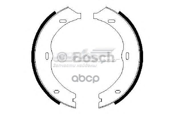 986487718 Bosch Sapatas do freio de estacionamento