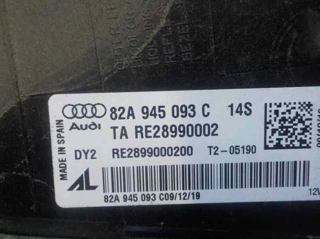 82A945093C VAG Lanterna traseira esquerda interna
