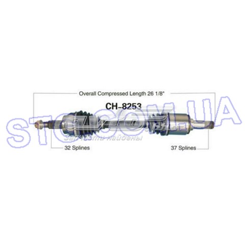 Compre CH8253 Trakmotive/Surtrack Semieixo (acionador) dianteiro esquerdo