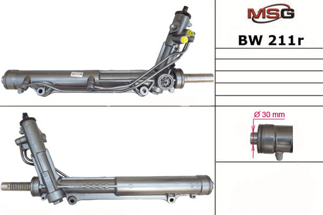 Compre BW211R MSG Rebuilding Cremalheira da direção