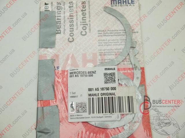 Compre 001AS18750000 Mahle Original Semianel de suporte (de carreira) de cambota, STD, kit