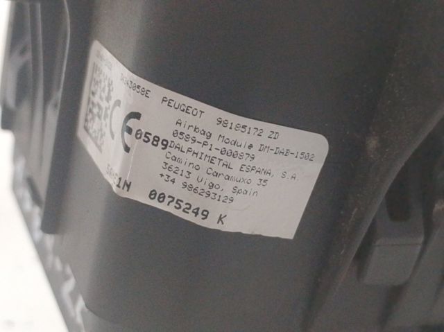 Cinto de segurança (AIRBAG) de condutor Peugeot/Citroen 98185172ZD preço, a partir de 449,14 USD