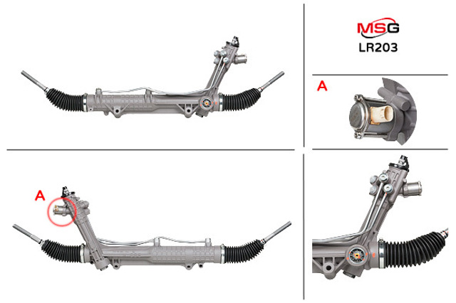 Cremalheira da direção LR203 MSG