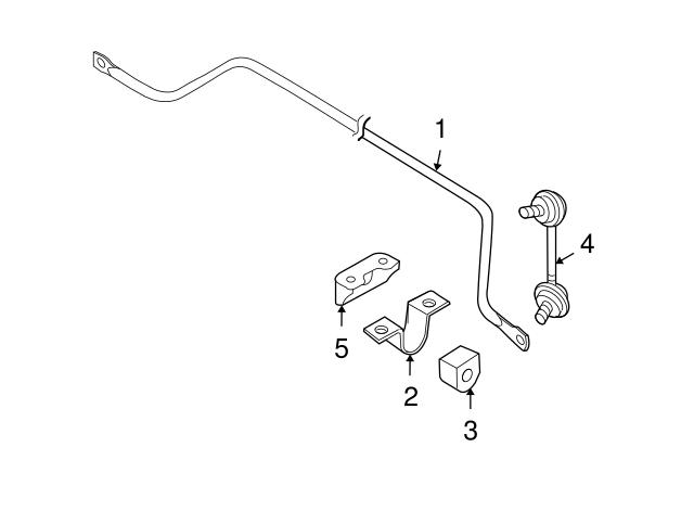 Compre 56243ZY80A Nissan/Infiniti Bucha de estabilizador traseiro