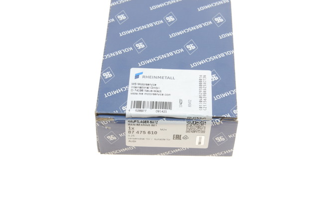 Compre 87475610 Kolbenschmidt Folhas inseridas principais de cambota, kit, 1ª reparação ( + 0,25)
