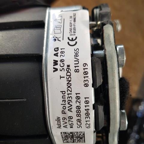 5G0880201 VAG Cinto de segurança (AIRBAG) de condutor