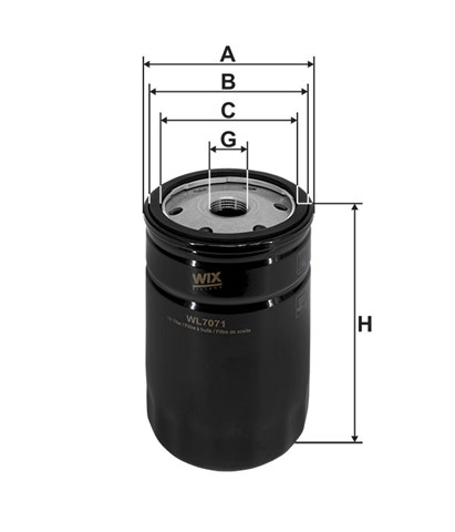 Filtro de óleo WIX WL707112 preço, a partir de 7,02 USD