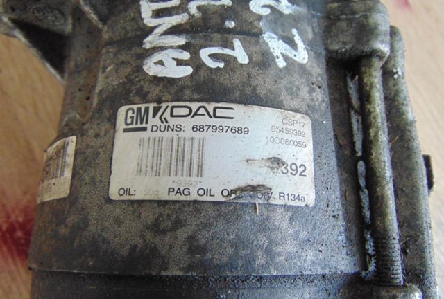 95459392 General Motors Compressor de aparelho de ar condicionado
