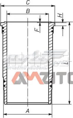 Compre 227WN3701 Mahle Original Camisa do pistão