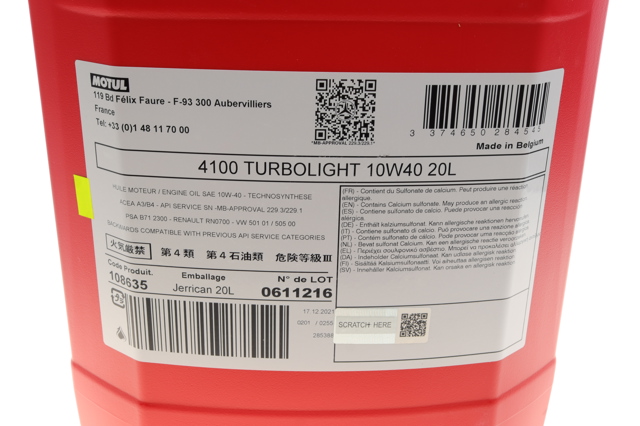 Óleo para motor Motul 387622