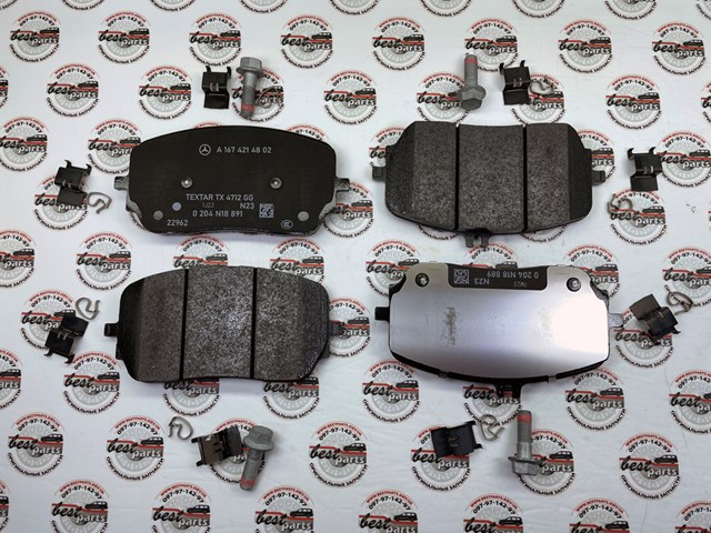 Sapatas do freio dianteiras de disco Mercedes A000420340464 preço, a partir de 150,13 USD