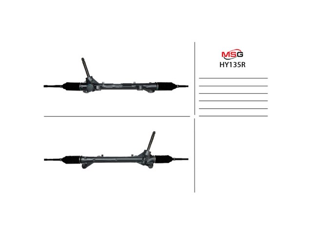 Cremalheira da direção HY135R MSG Rebuilding
