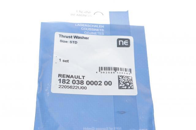 182038000200 NE/NPR Semianel de suporte (de carreira) de cambota, STD, kit