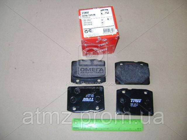 Compre GDB140M TRW Sapatas do freio dianteiras de disco