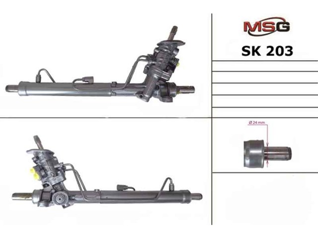 SK203 MSG Cremalheira da direção