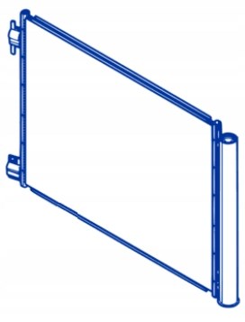 Radiador de aparelho de ar condicionado 921005FA0A Renault (RVI)
