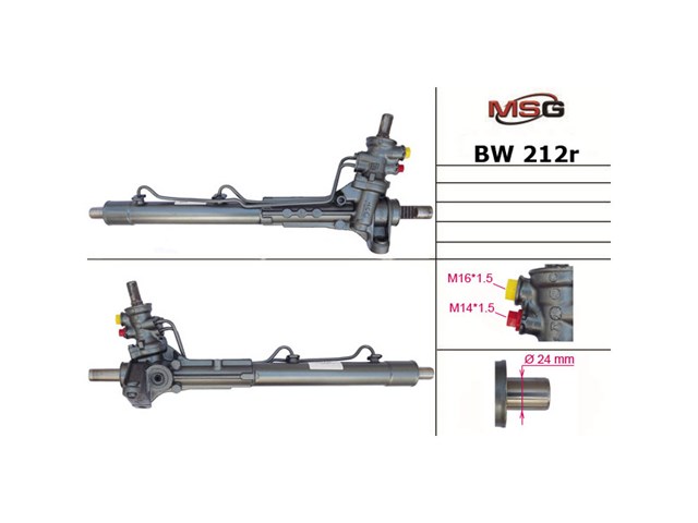 Cremalheira da direção BW211R MSG Rebuilding