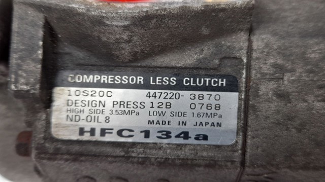 Compressor de aparelho de ar condicionado Chrysler HFC134A