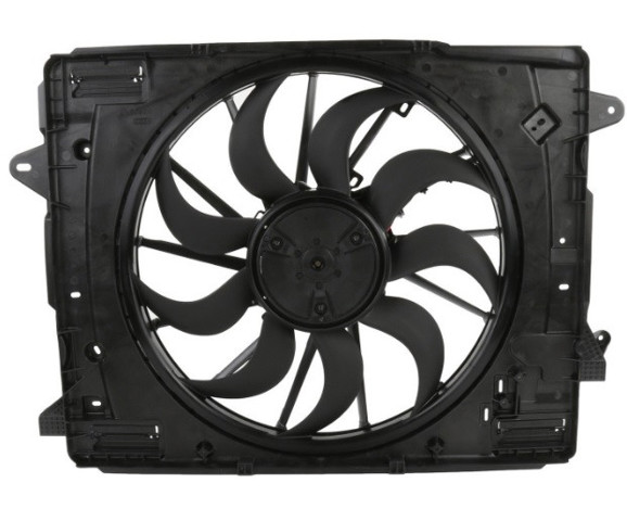 0130707509 Bosch Difusor do radiador de esfriamento, montado com motor e roda de aletas