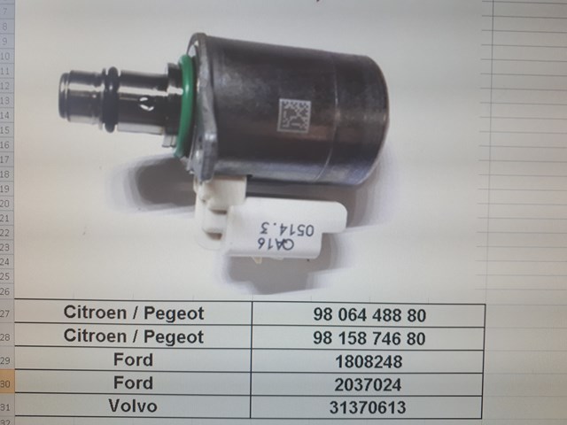 Compre A2C8761150080 Continental/Siemens Válvula de regulação de pressão (válvula de redução da Bomba de Combustível de Pressão Alta) Common-Rail-System
