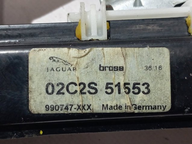Mecanismo de acionamento de vidro da porta dianteira direita para Jaguar X-type  CF1