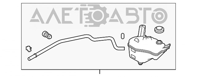 217106CA0A Nissan/Infiniti Tanque de expansão do sistema de esfriamento