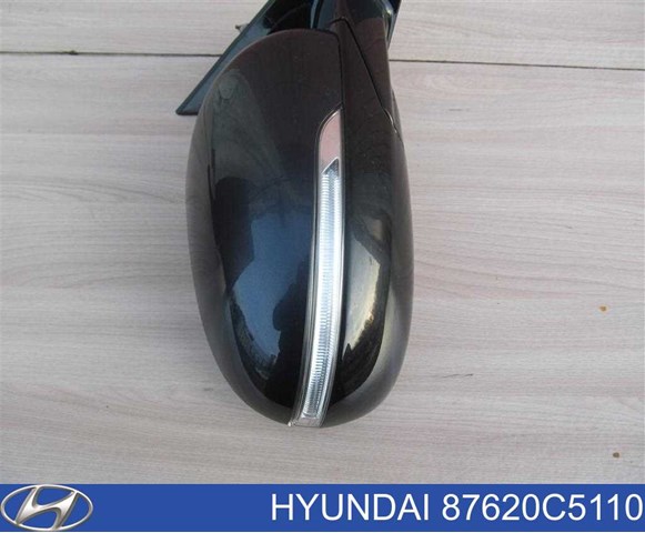 Espelho de retrovisão direito 87620C5110 Hyundai/Kia
