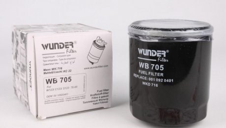 WB705 Wunder Filtro de combustível