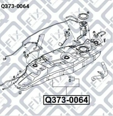 Tanque de combustível Q-fix Q3730064