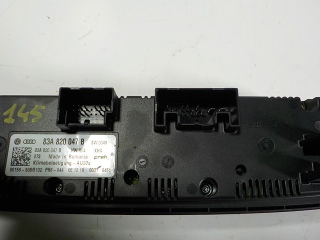 83A820047B VAG Unidade de controlo dos modos de aquecimento/condicionamento