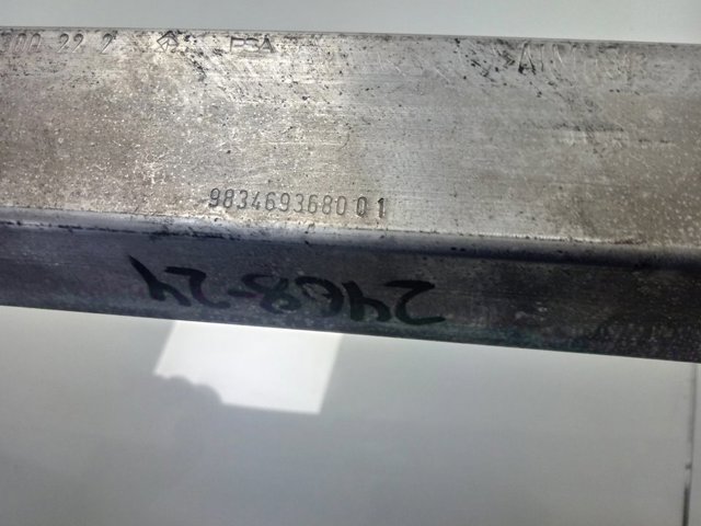 9834693680 Peugeot/Citroen Reforçador do pára-choque dianteiro