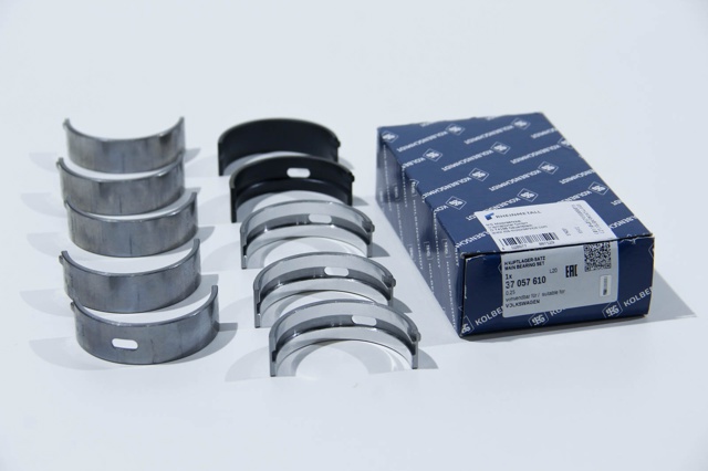 37057610 Kolbenschmidt Folhas inseridas principais de cambota, kit, 1ª reparação ( + 0,25)