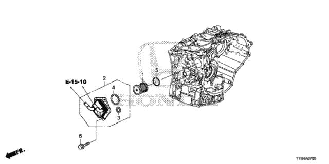 Vedante anular de filtro da Caixa Automática de Mudança Honda 913025T0003 preço, a partir de 7,08 USD