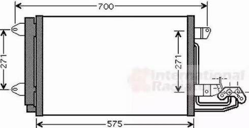 Radiador de aparelho de ar condicionado Tempest TP1594684
