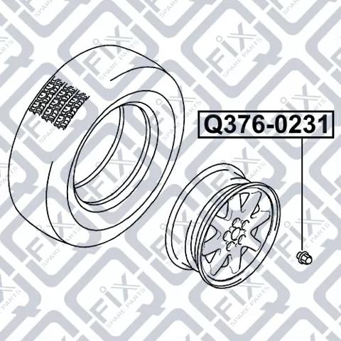 Porca de roda Q-fix Q3760231 preço, a partir de 6,21 USD