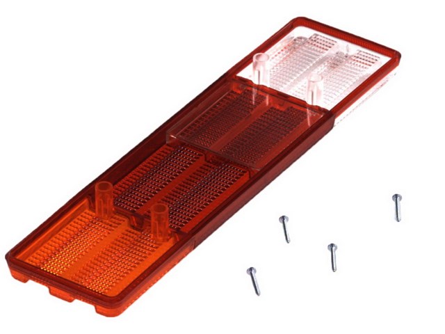 Vidro da luz traseira direita 0195LPK Sertplas