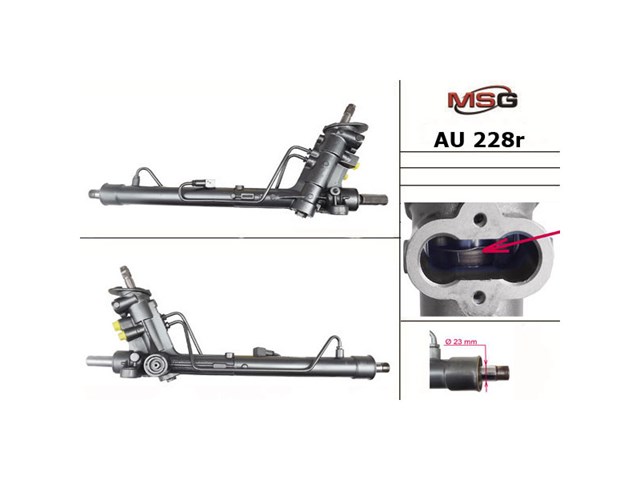 Cremalheira da direção MSG Rebuilding AU227R