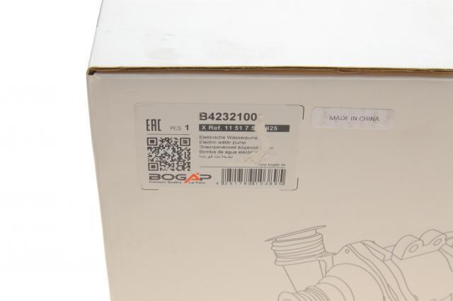 Bomba de água (bomba) de esfriamento Bogap B4232100 preço, a partir de 240,95 USD