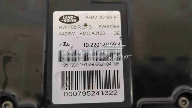 Acionamento elétrico do freio de estacionamento AH422C496AF Land Rover