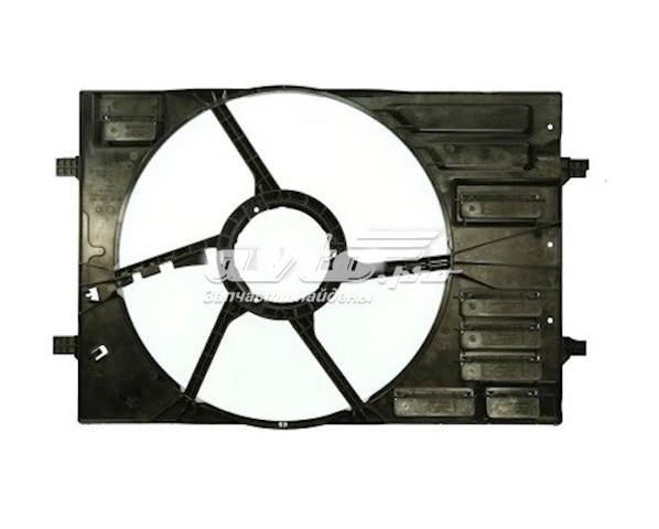 Difusor do radiador de esfriamento, montado com motor e roda de aletas FP12W378 FPS