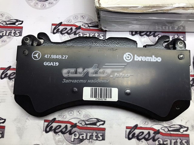 Compre A008420412028 Mercedes Sapatas do freio dianteiras de disco