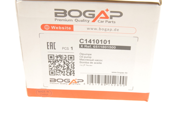 Bomba de óleo Bogap C1410101 preço, a partir de 205,06 USD