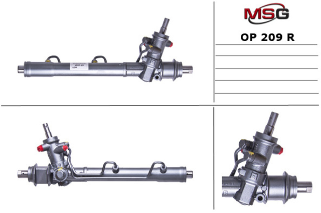 Cremalheira da direção MSG Rebuilding OP209R preço, a partir de 131,10 USD