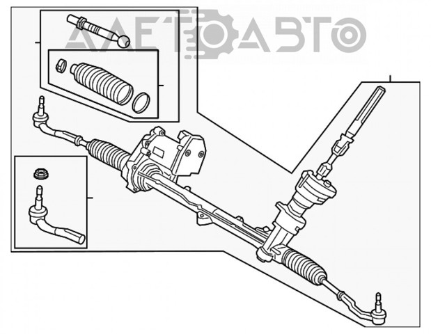 Compre 36010518 Volvo Cremalheira da direção