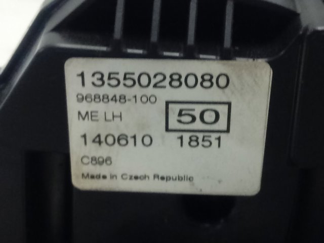 Fecho da porta traseira esquerda batente 1355028080 Fiat/Alfa/Lancia
