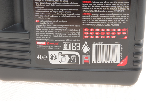 812307 Motul Óleo para motor
